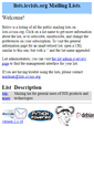 Mobile Screenshot of lists.iccisis.org